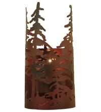 Meyda White 117371 - 5.5" Wide Tall Pines Wall Sconce